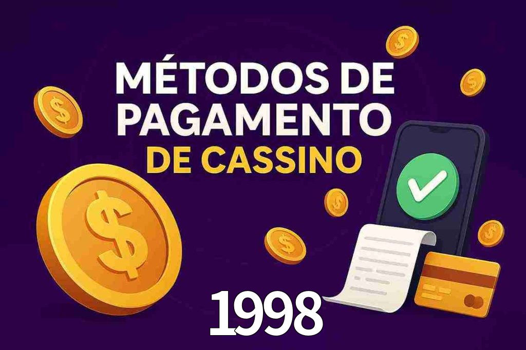 Métodos de Pagamento no 1998